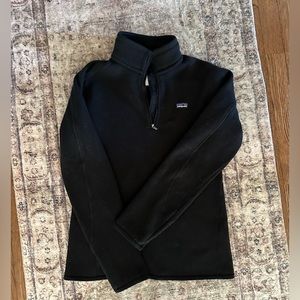 Patagonia Black 1/4 zip fleece pullover - Women’s M